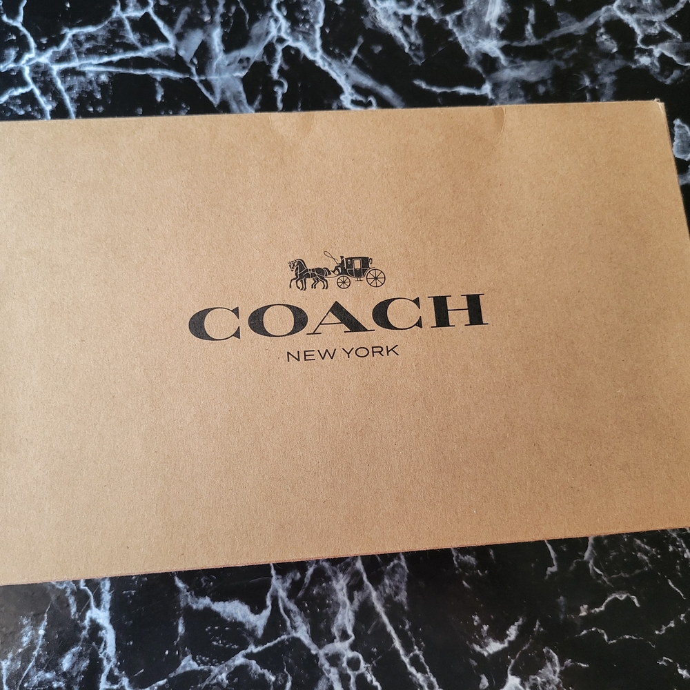 Coach New York Brown Paper Bag